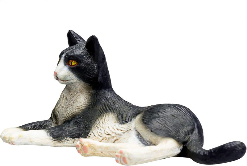 MOJO Cat Lying Black and White - Image 1
